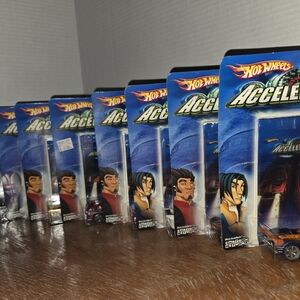 LOT OF EIGHT - Hot Wheels ACCELERACERS - NEW IN PACKAGES